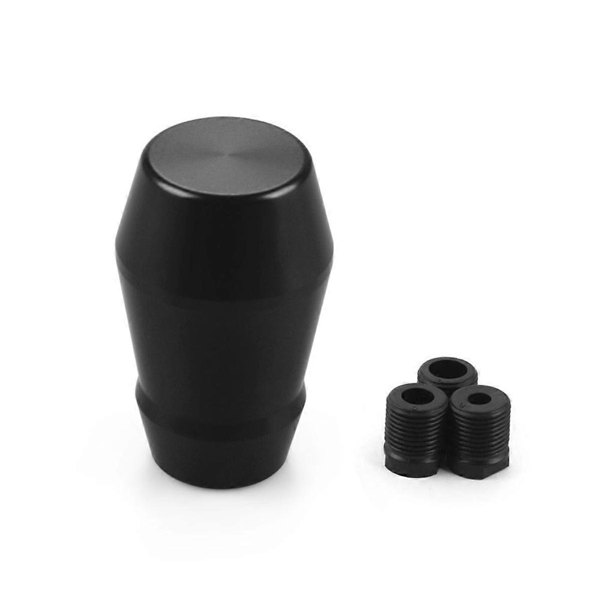 72mm Car Aluminium Gear Shift Knob Thick Waist Shift Head Knob M8 M10 with Adapters