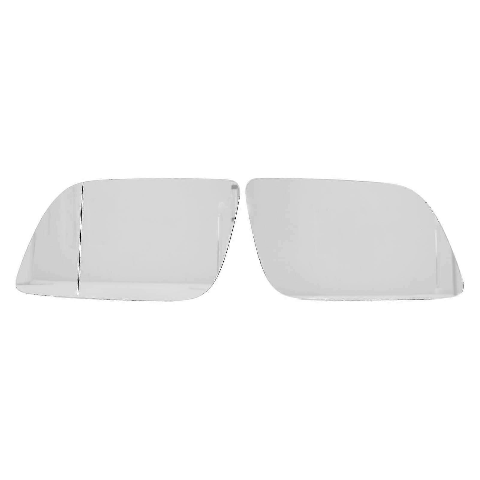 2PCS Side Heated Mirror Glass Left Right Fog Resistant Efficient 6Q0857521A Suitable for 9N 2001 to 2005