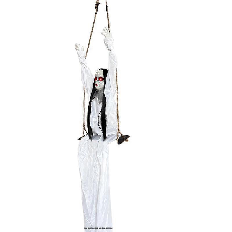 Halloween hanging decorations, electric voice control, creating a scary atmosphere