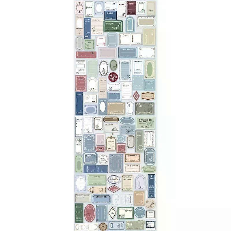 Mr Paper 4Style 200Pcs/bag Memory Chapter Light Vintage Material Bag Handbook DIY Scrapbook Picture Book Calendar