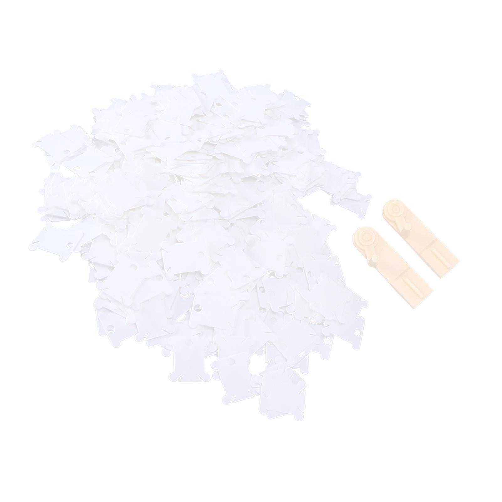 400Pcs Plastic Floss Bobbin Storage Set Anti-Rust DIY Sewing