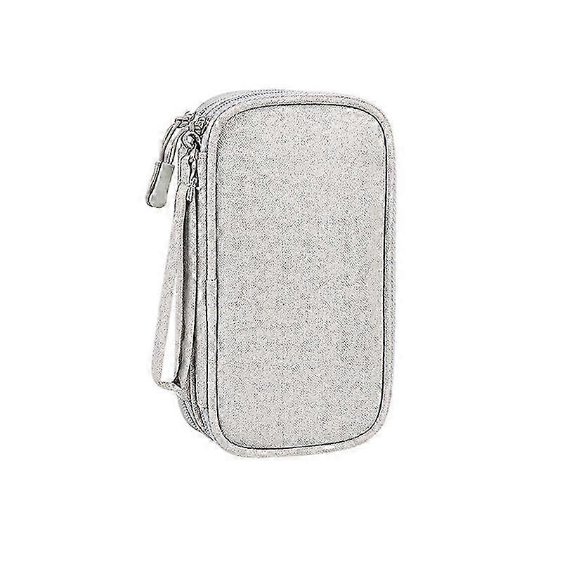 Portable Cable Storage Case with Waterproof Protection for USB Data Lines and Charger Plugs - Travel Organizer for Electronics