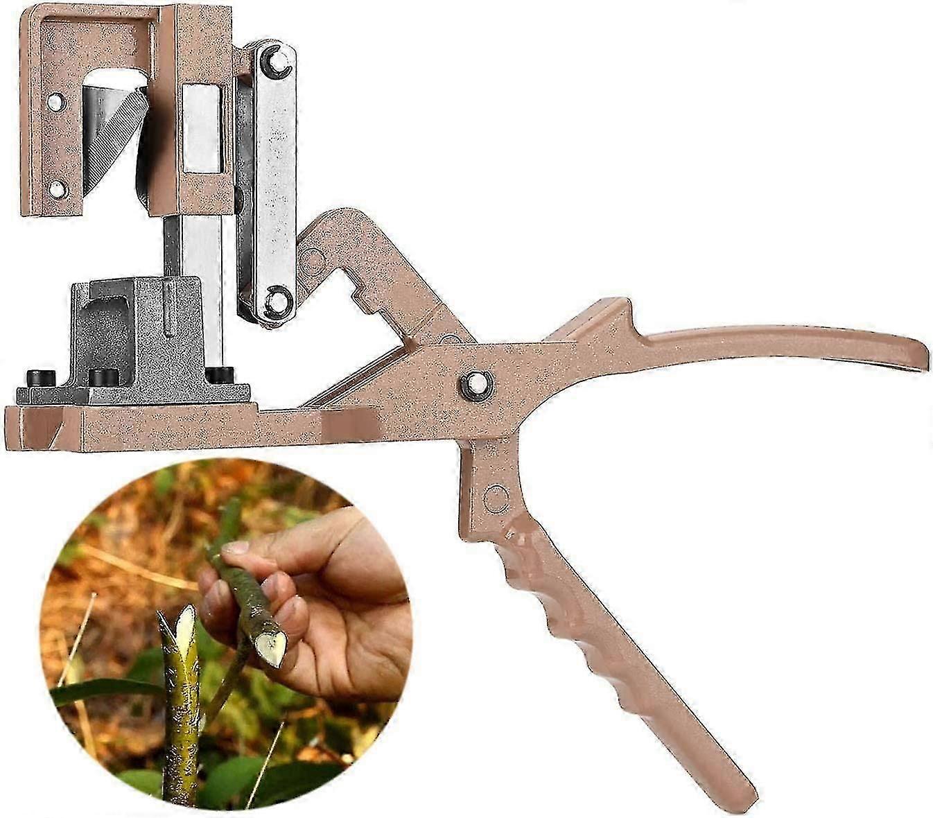 Grafting Tool Garden Fruit Trees And Vines Rootstock And Scion Save Success Rates Cut 5-20mm Dia Professional Large Full Metal Body Blade Sharp (ShiKa