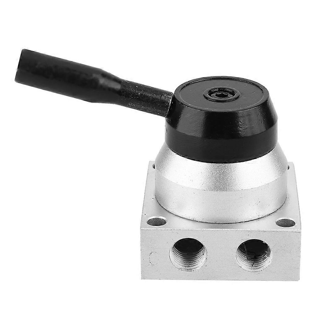 Pneumatic Manual Control Valve 3 Position 4 Way Hand?Lever Valve 1/4" BSPT (K34R6-8)