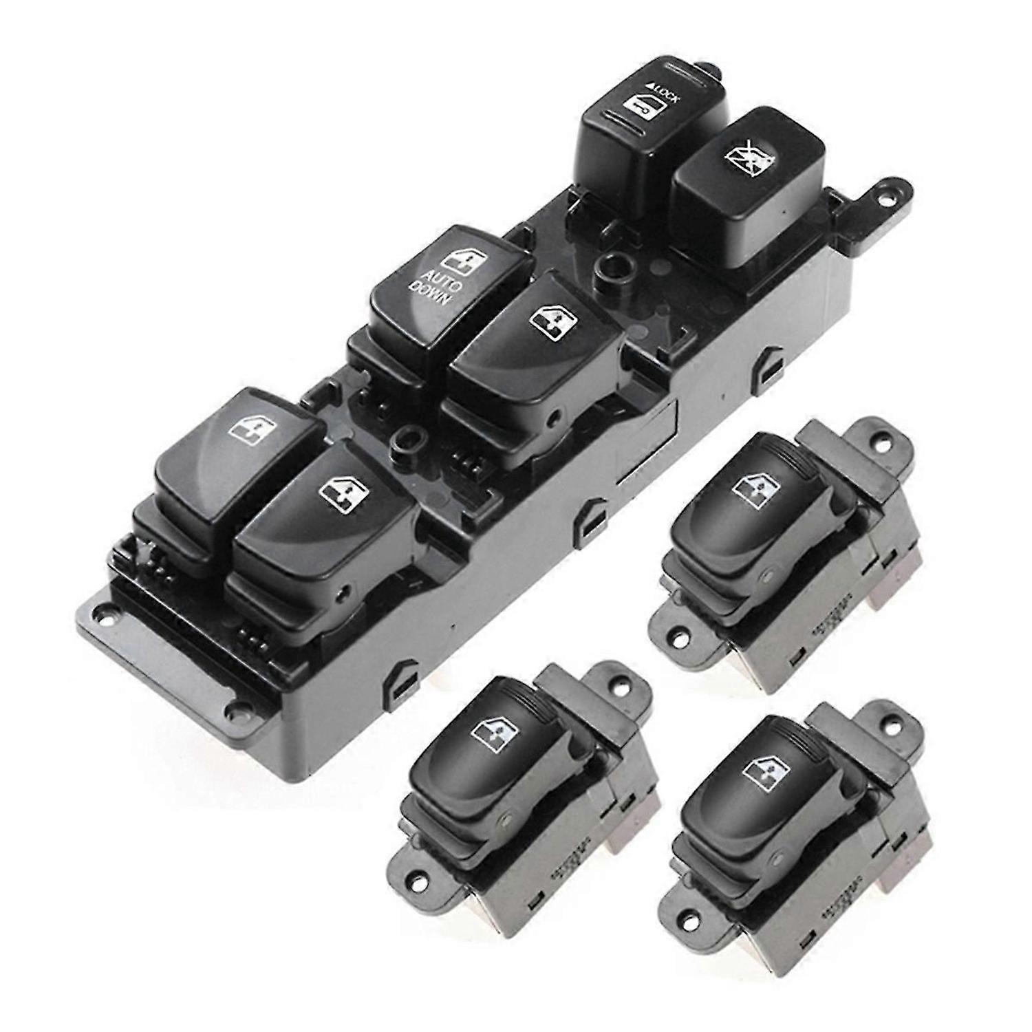 Power Window Single Glass Lifter Control Switch Button 93570-1E110 93580-1E000 935701E110 for Accent