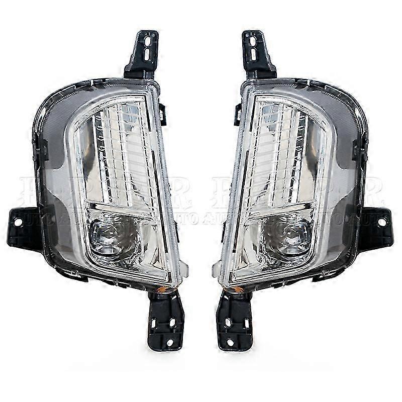 Applicable Car Daytime Running Light Car Accessories Front Bumper Led Drl Fog Lamp Driving Fog Light Headlight For Ford Edge 2019 2020