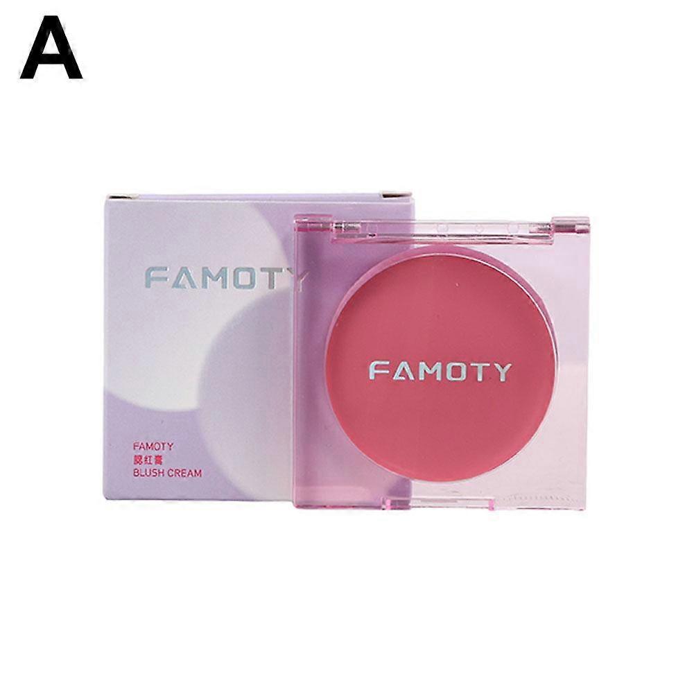 Cujmh Powder Blush Palette 4 Colors Matte Waterproof Long-Lasting Natural Finish
