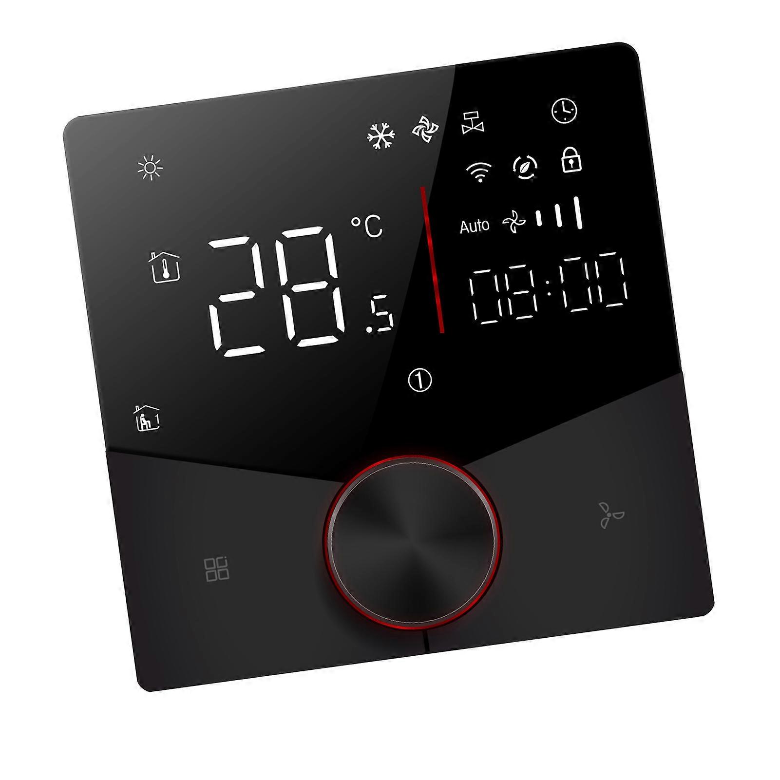 WiFi Digital Touch Thermostat 5/2 Programmable 2 Tube Black