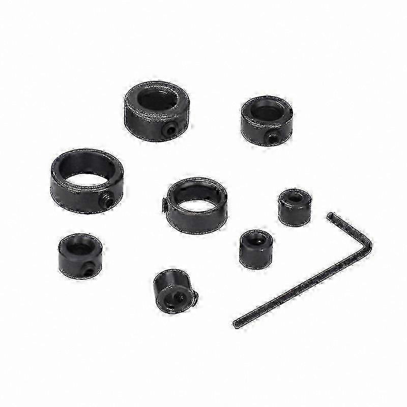 Drill Depth Stop Ring Set, Positioning Sp for Drill Bits, Adjustable Depth Limiter Tool hwy