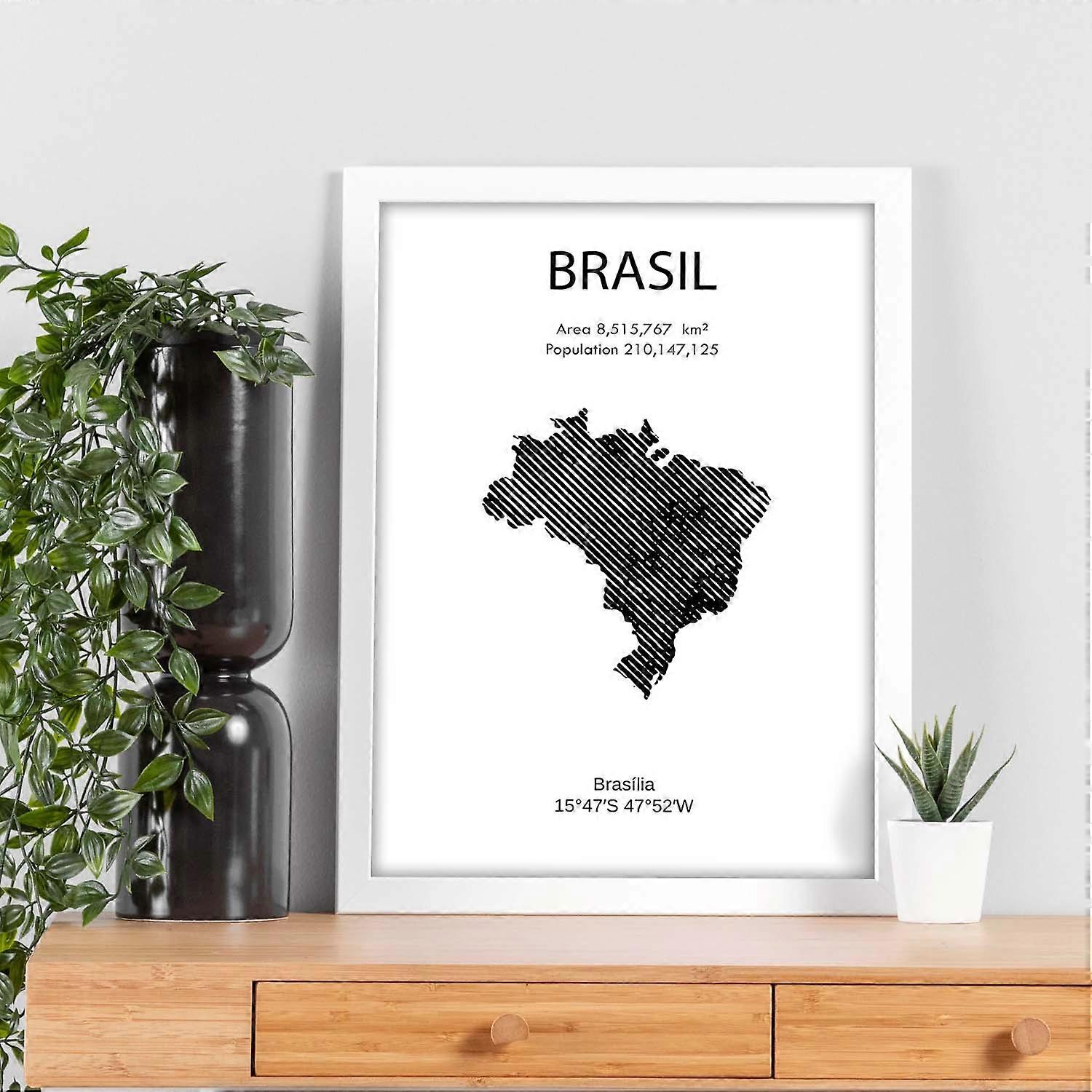 Brazilia World Print