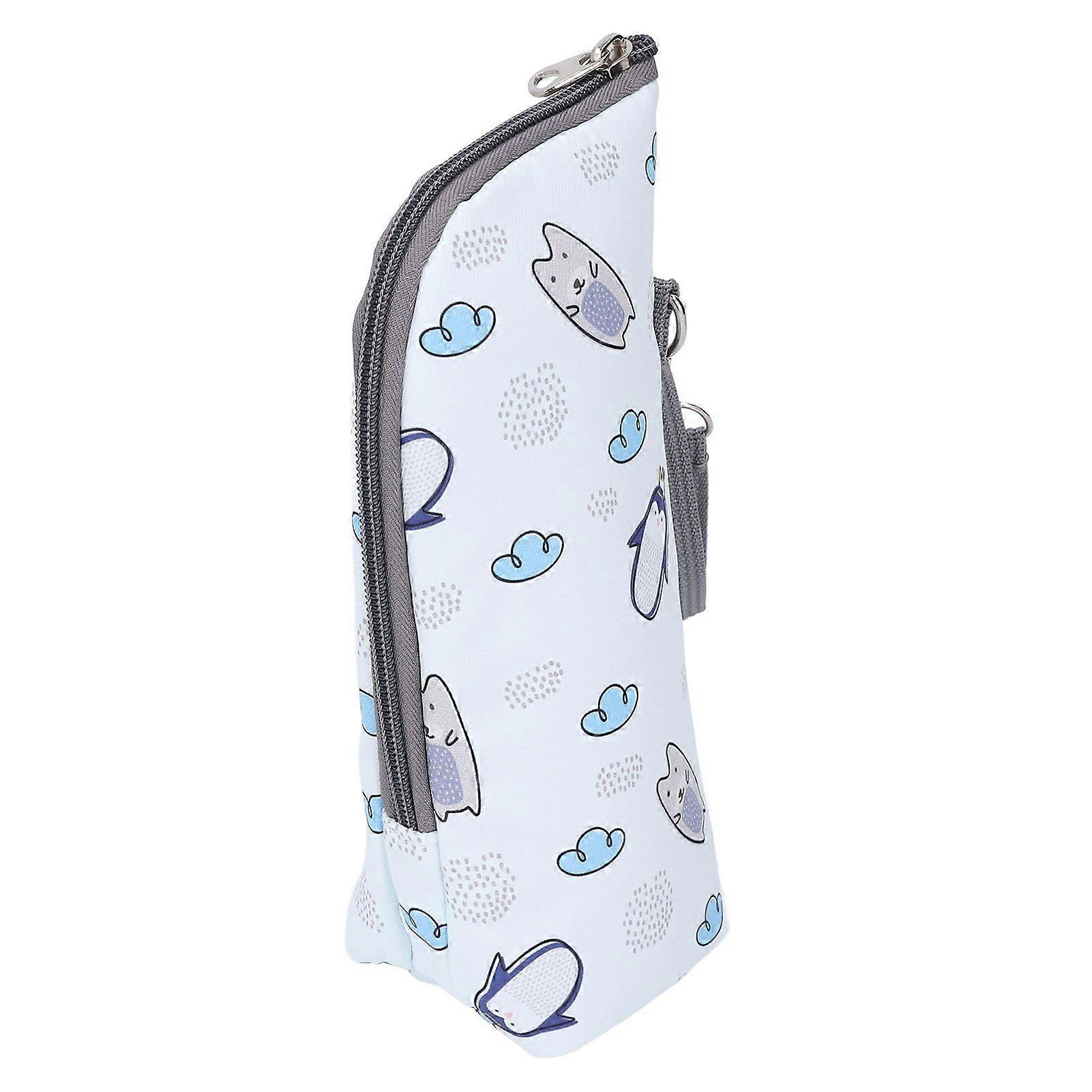 Bottle Warmer Bag Cute Insulated Portable Baby Bottle Warmer with Zipper Baby Necessity Penguin Pattern