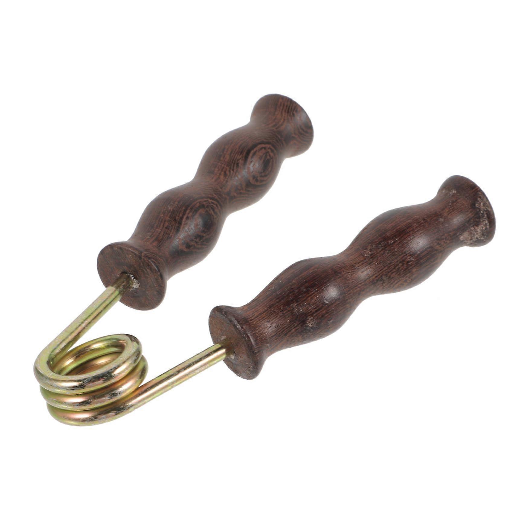Finger Trainer Hand Gripper Strengthener Heavy Duty Portable Wood Exerciser For Wrist Forearm Multi Functional For Home Gym