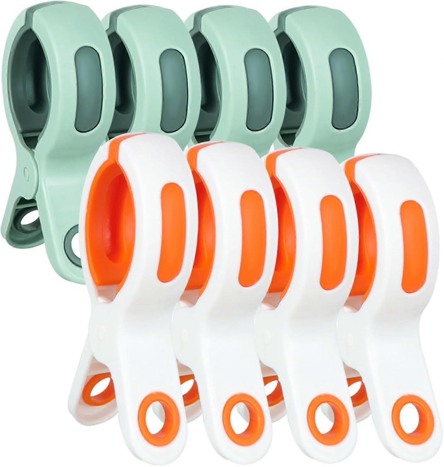 8 Pieces Large Beach Towel Clips,Durable Large Clothespin,Plastic Clip