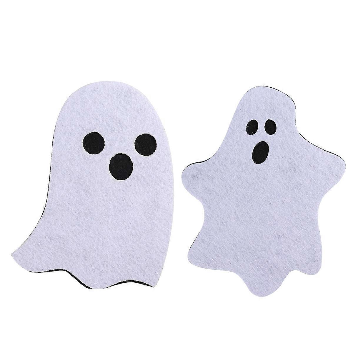 Hallween Cup Mat Ghost Non Woven for Decoration 2Pcs