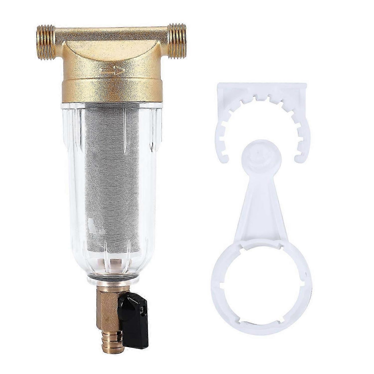 4Split-Mouth Water Copper Lead Pre-Filter Backwash Remove Contaminant