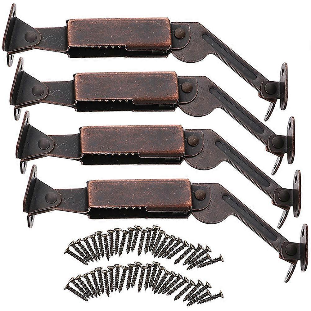 Box Support Lid Hinges Cabinet Chest Home Improvement Multi Iron Slow Close 4Pcs