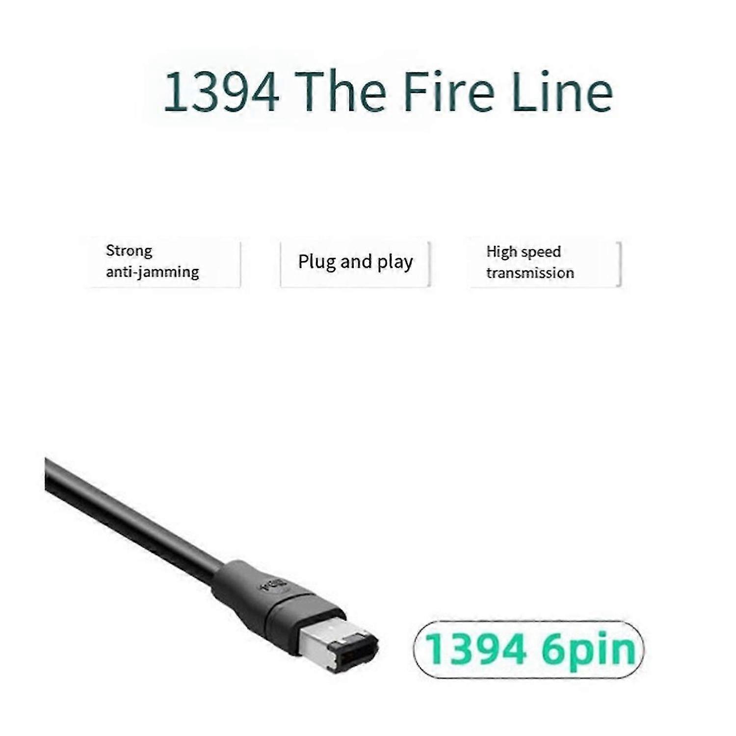 1.8m Firewire Cable IEEE 1394 Firewire 400 to Firewire 400 Cable