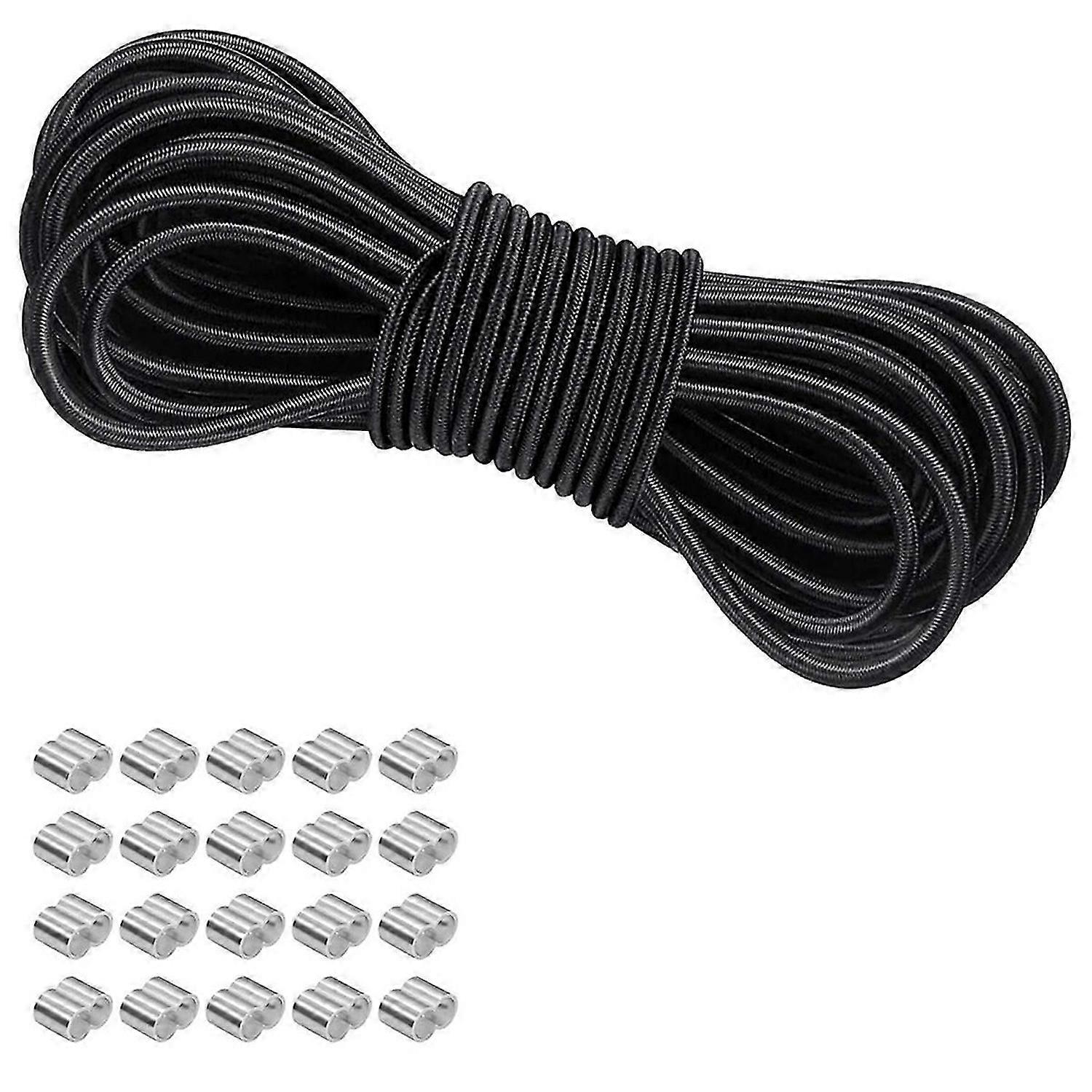 Rubber Cord for Trailer Tarpaulin, Expander Rope for Trailers, Weatherproof Rubber Cord for Versatil