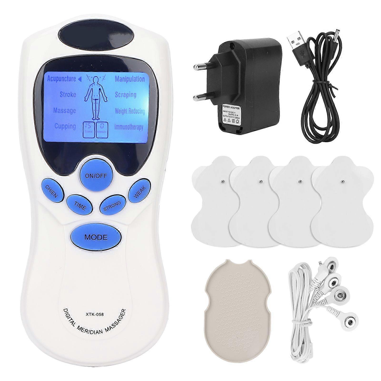 Digital Therapy Machine Pain Relief Mode Adjustable Portable Neck Shoulder Massage MachineEU Plug 100?240V