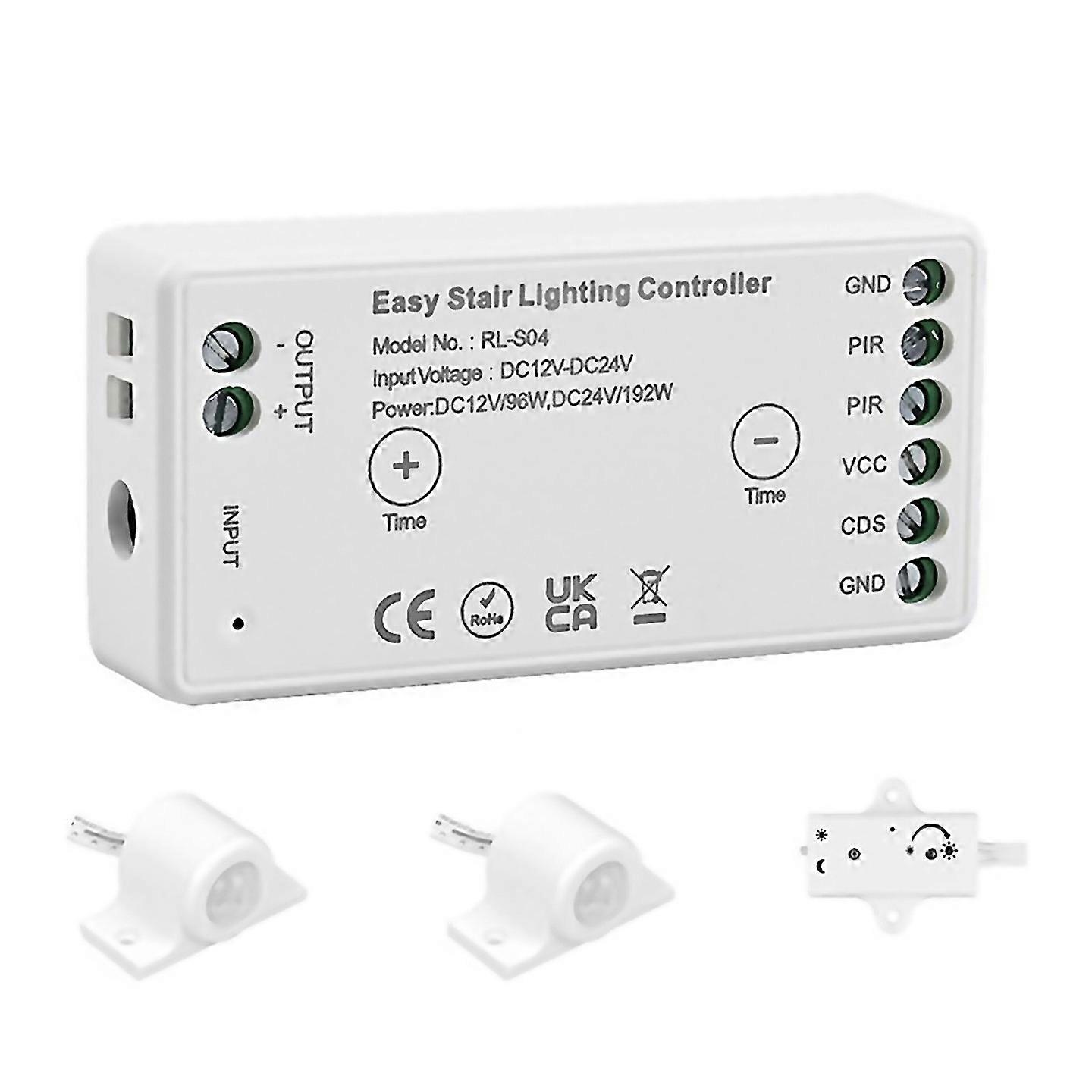 For Wifi Tuya App Dc 12v 24v 8a Easy Led Stair Lighting Controller
