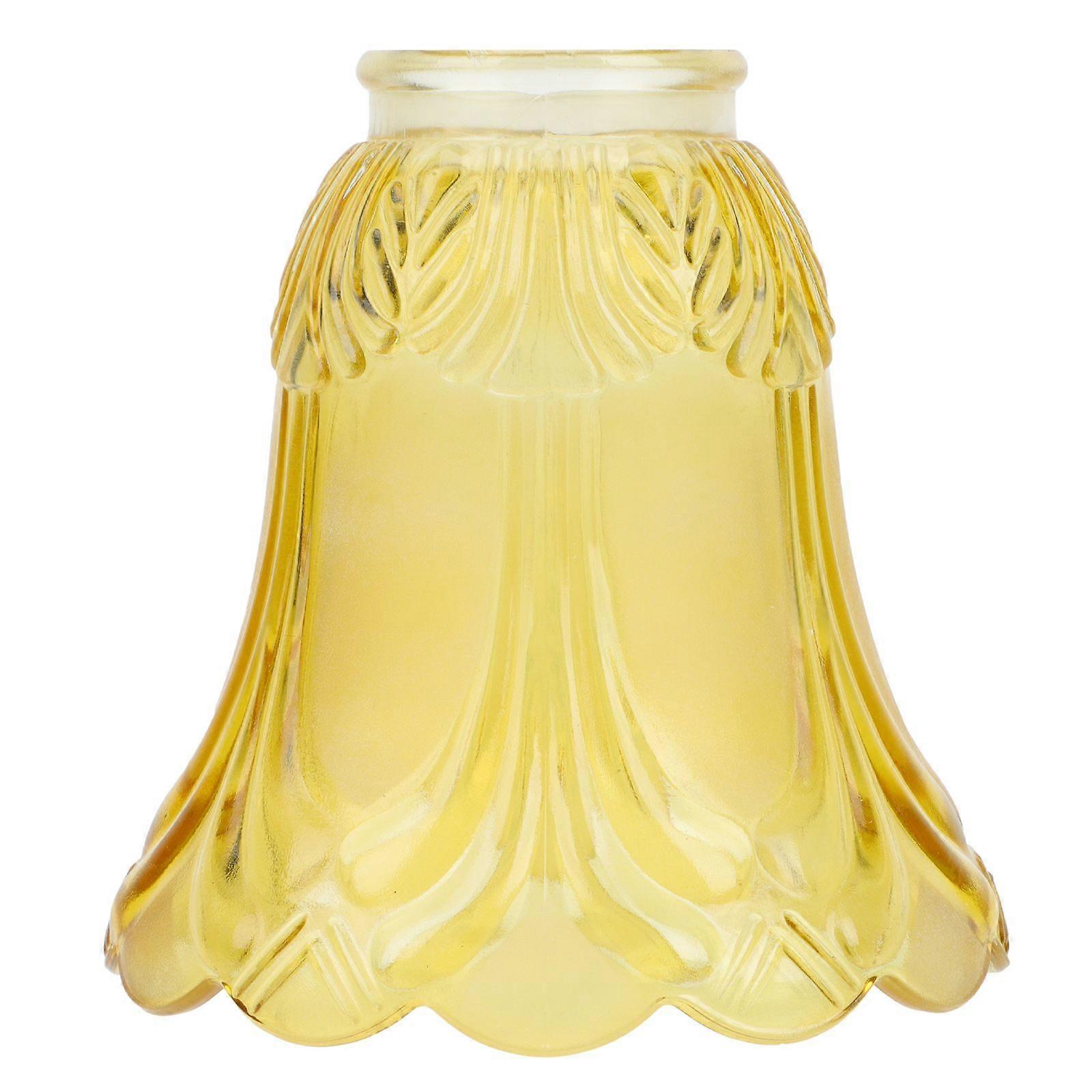 Practical Glass Lampshade Exquisite Glass Craft Light Cover Decor Accessory
