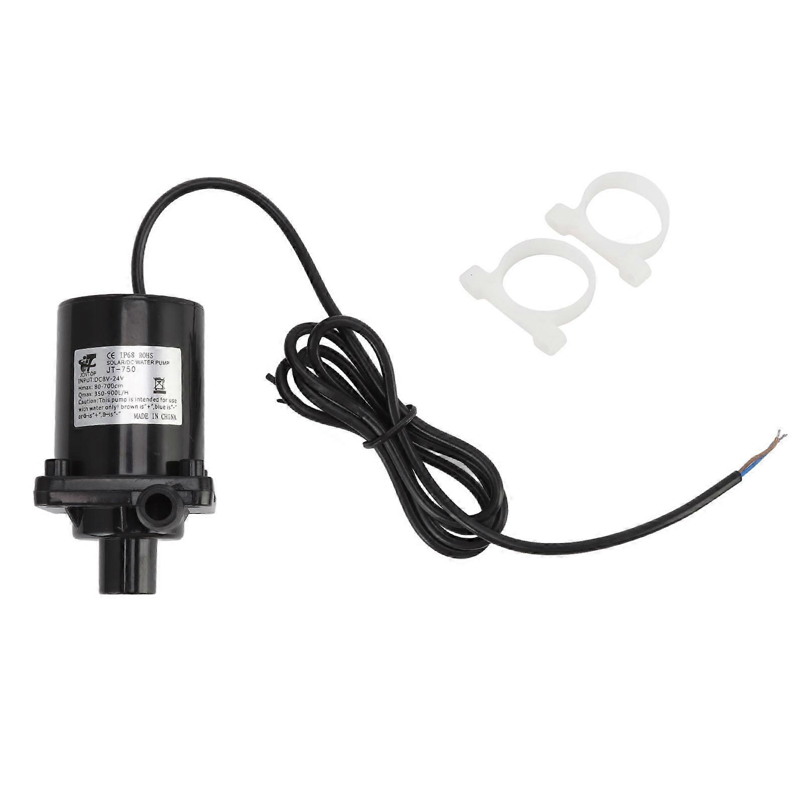 Pompe à eau CC sans is à énergie solaire ABS pour lave-vaisselle domestique 8 V-24 V