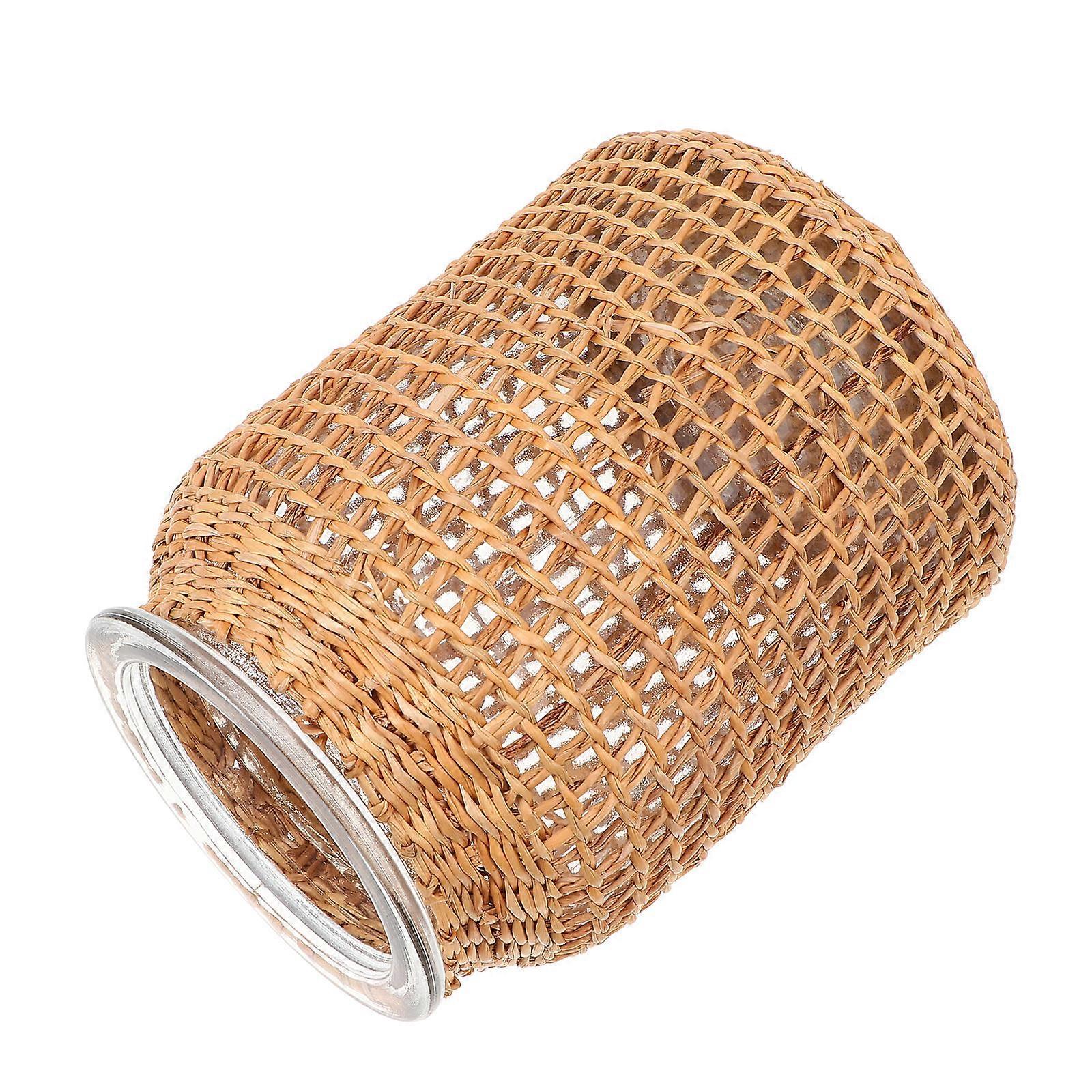 Glass Decorative Flower Implement Vase for Indoor Decor 4Pcs