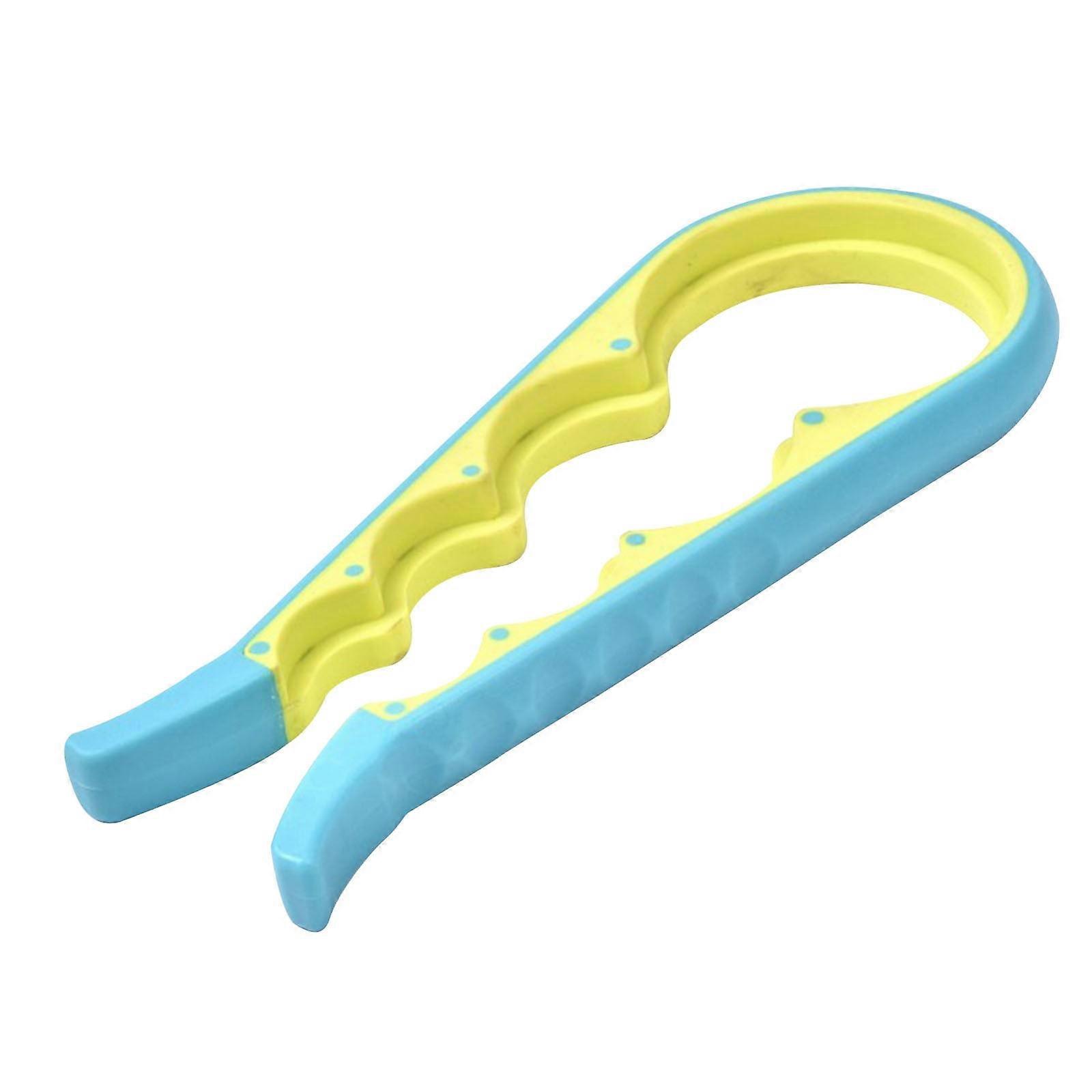 Kayannuo 4-in-1 Can & Jar Opener for Seniors, Compatible with Wide Lids, Easy Grip Silicone Tool for Weak Hands