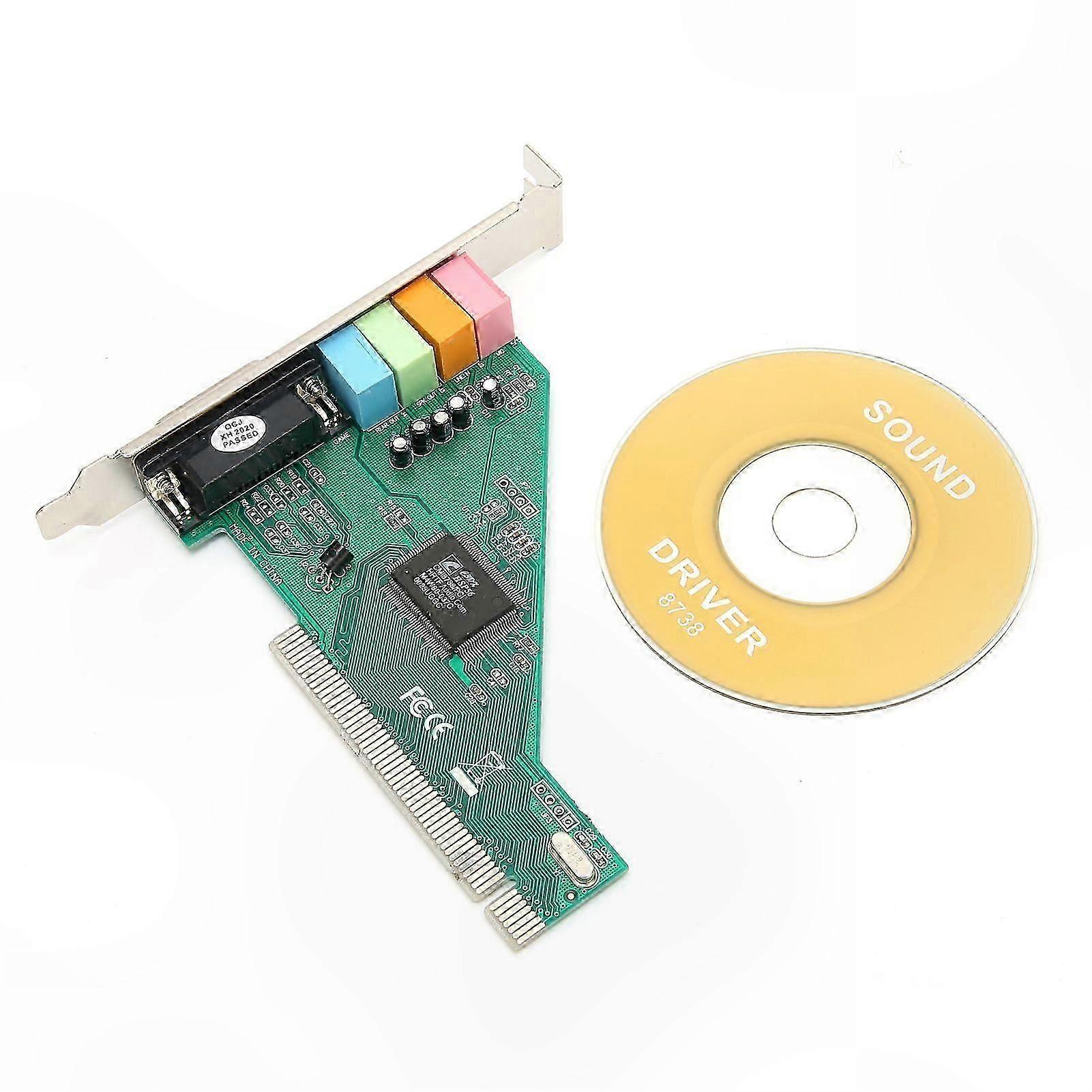 4-Channel 120dB Duplex Playback Internal Sound Card for Windows 98 Computers