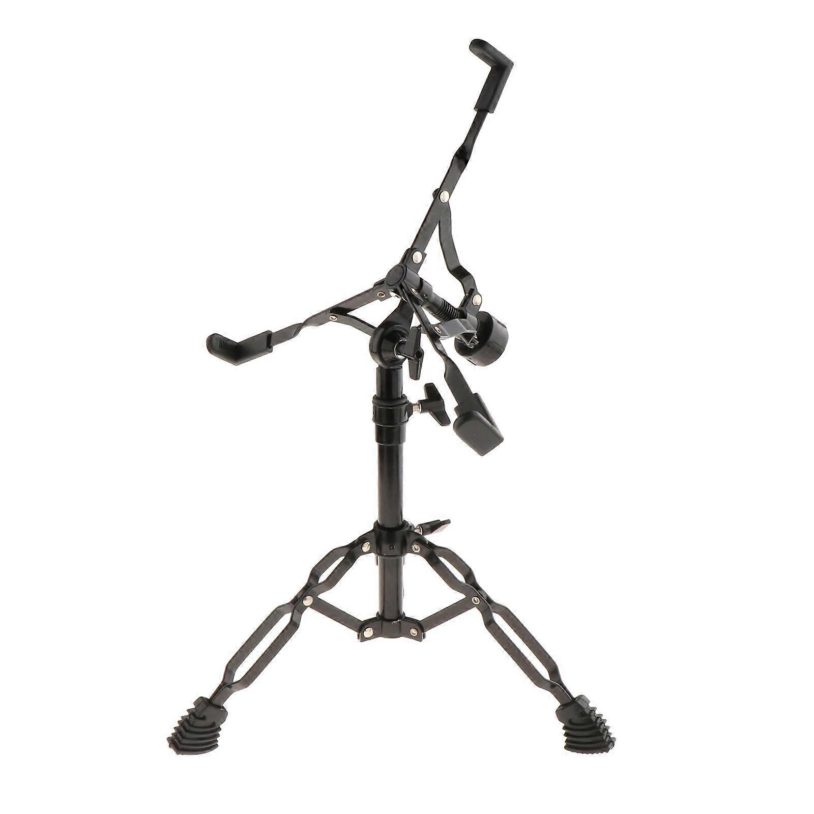 Drum Stand Alloy Accessories Height Adjustable Double Braced Percussion 22mm Black