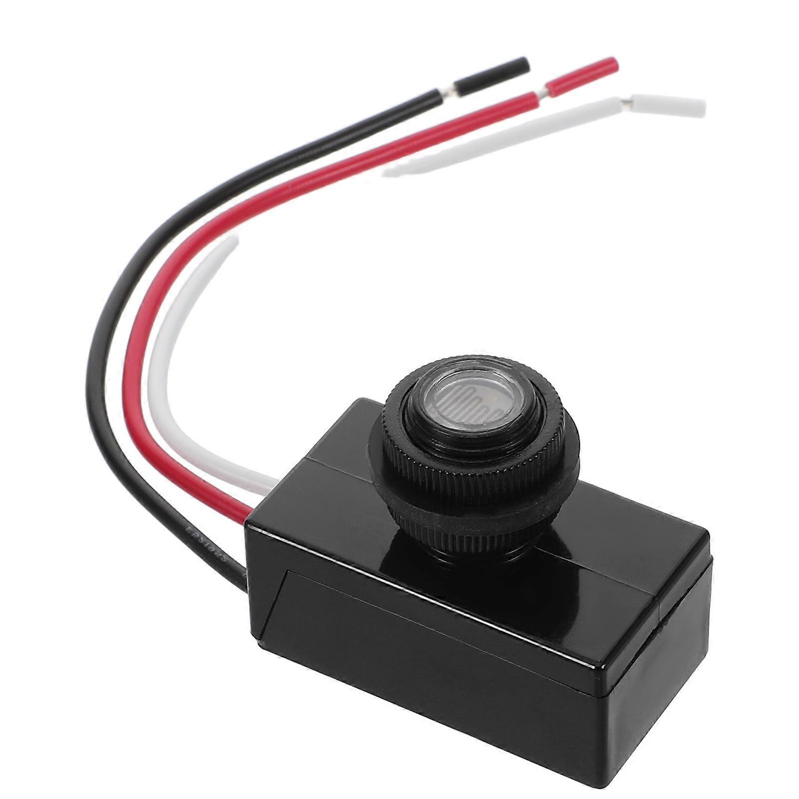 Light Sensor Automatic Switch for Outdoor Lights 3Pcs Photoelectric Sensor