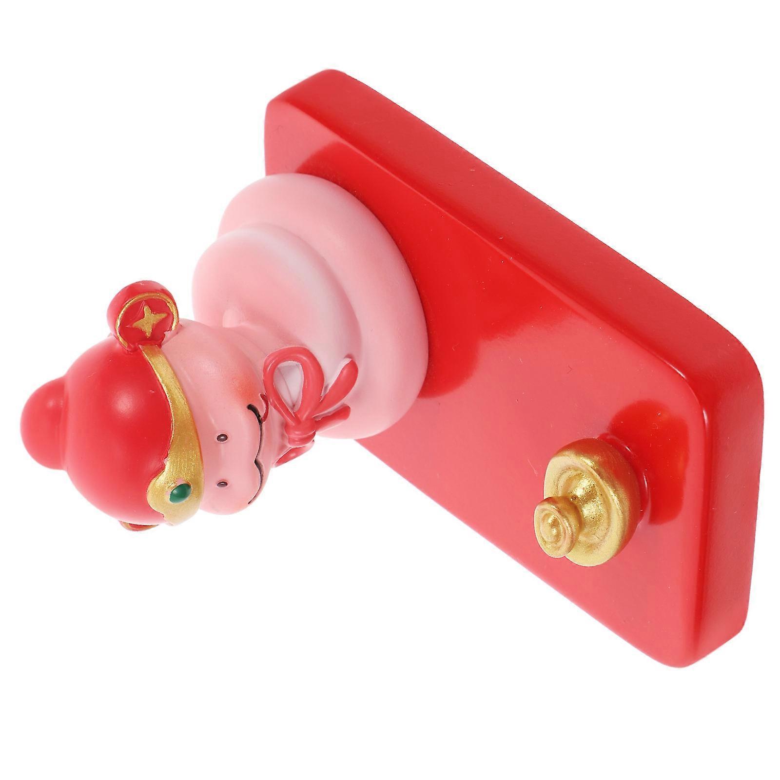 Creative Design Snake Shape Resin Phone Stand Multifunctional Holder for Home Workspace Multi Color 3.3×2.6×2.2in 1Set