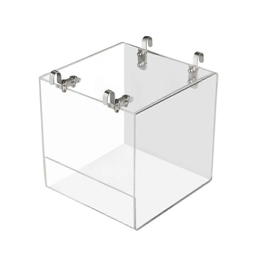 Bird Shower Bathing Tub Transparent Hanging Cleaning Tool Size S For Pet Owners 1Pack