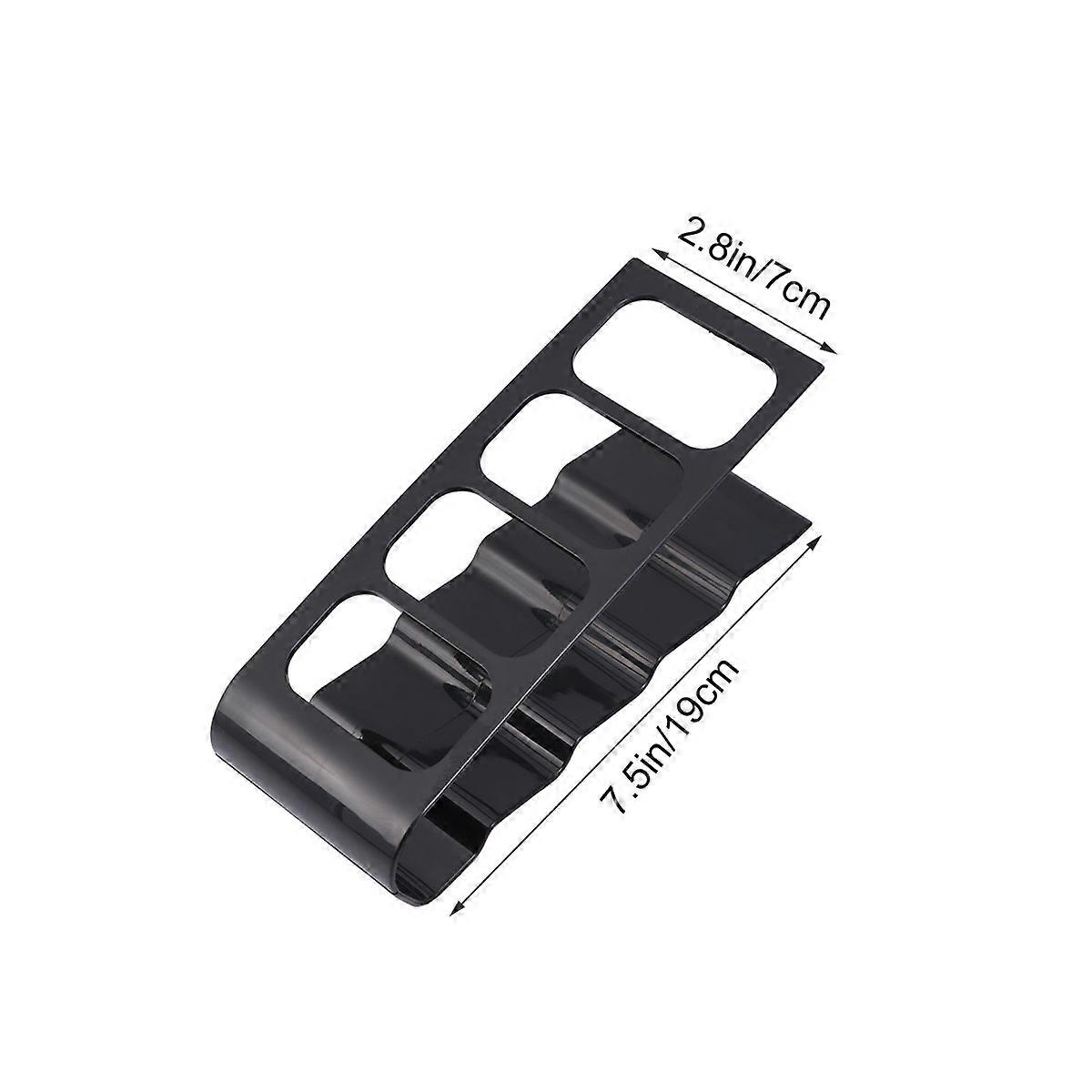 Remote Holders Bedside Remote Holder Multi-Remote Organizer Black 1Set