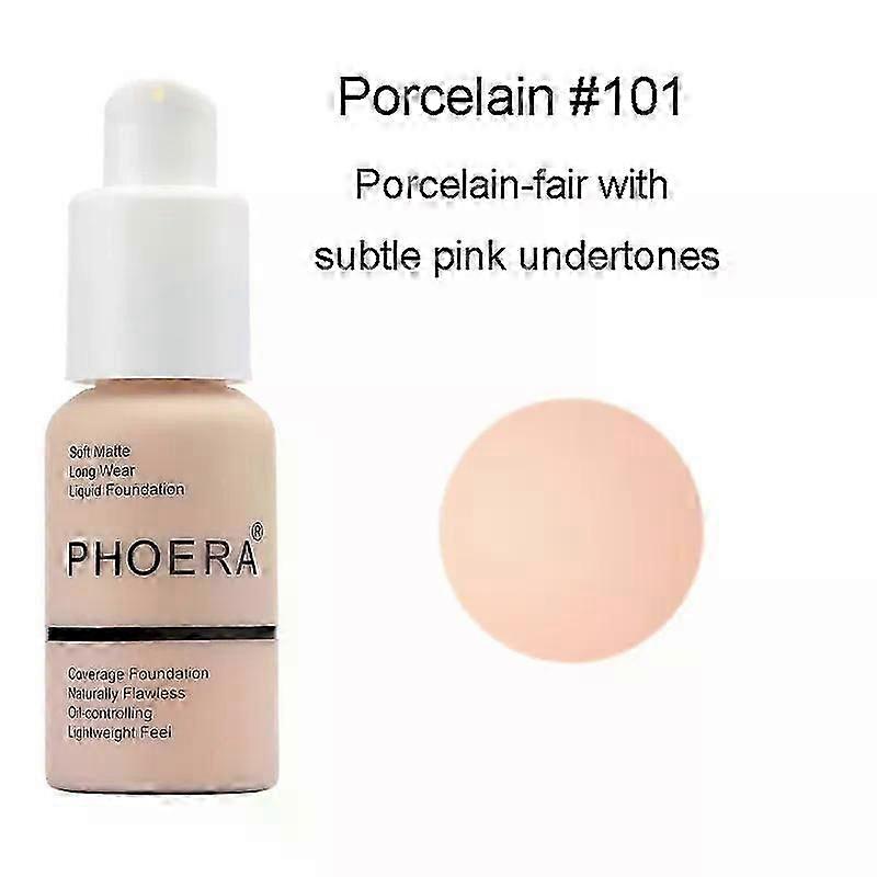 Phoera Foundation for Whitening and Matte Coverage, Ideal for UK Makeup Routines