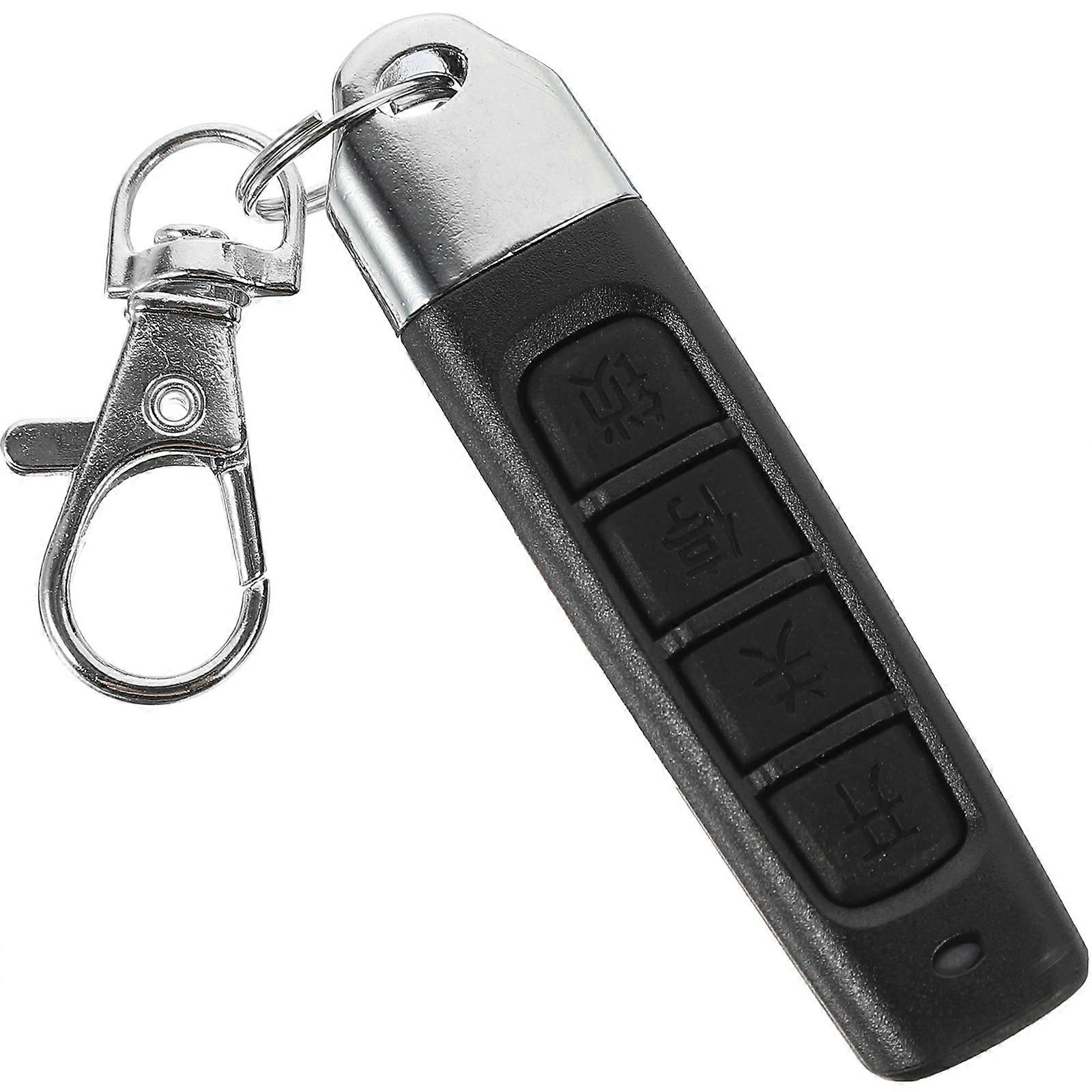 Automatic Garage Door Remote Controller 2Pcs Black Plastic For Home Use