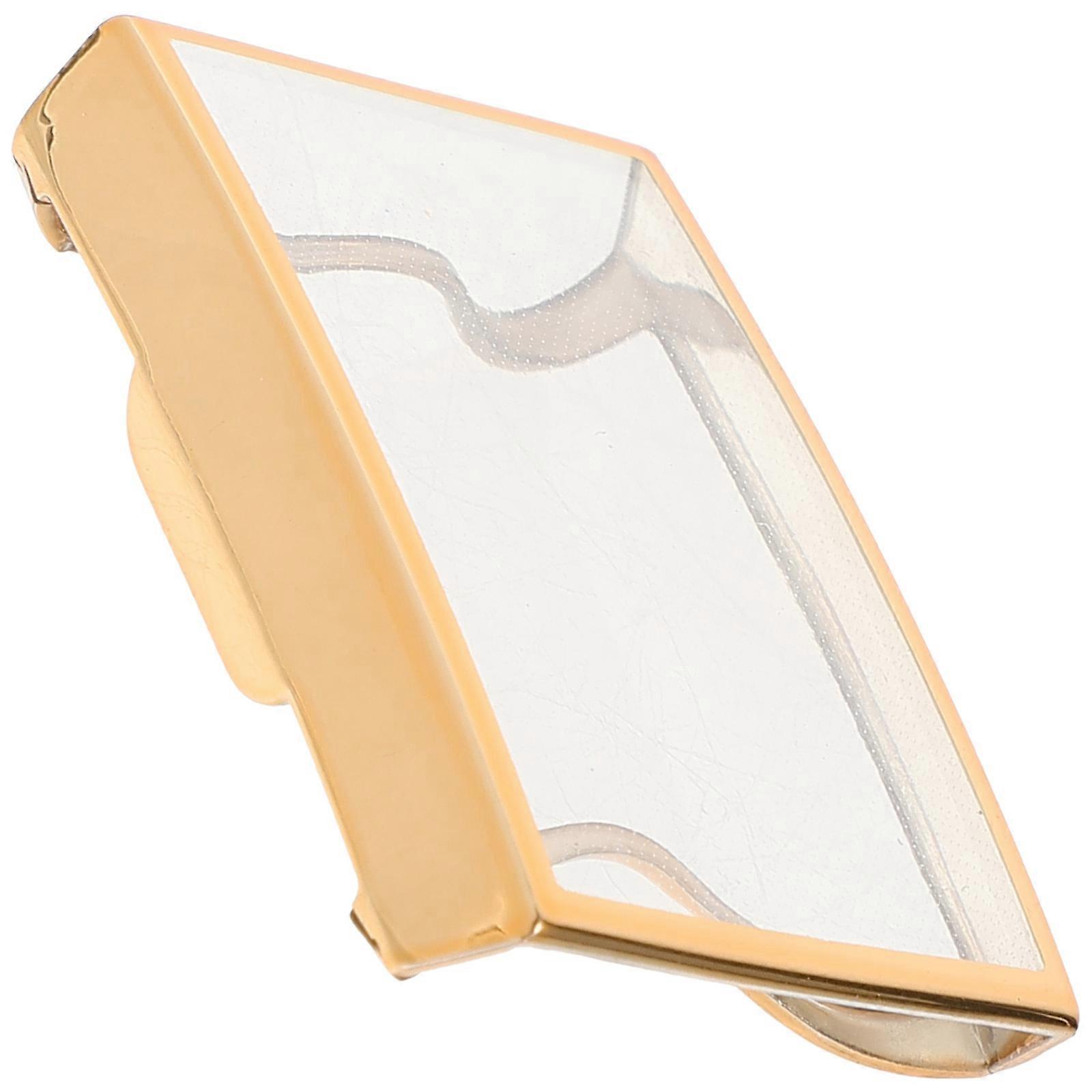 Dustproof Full Screen Plating Watch Case Compatible For Fitbit Charge 2/3 Golden 1Pack For Daily Use Outdoor Activities