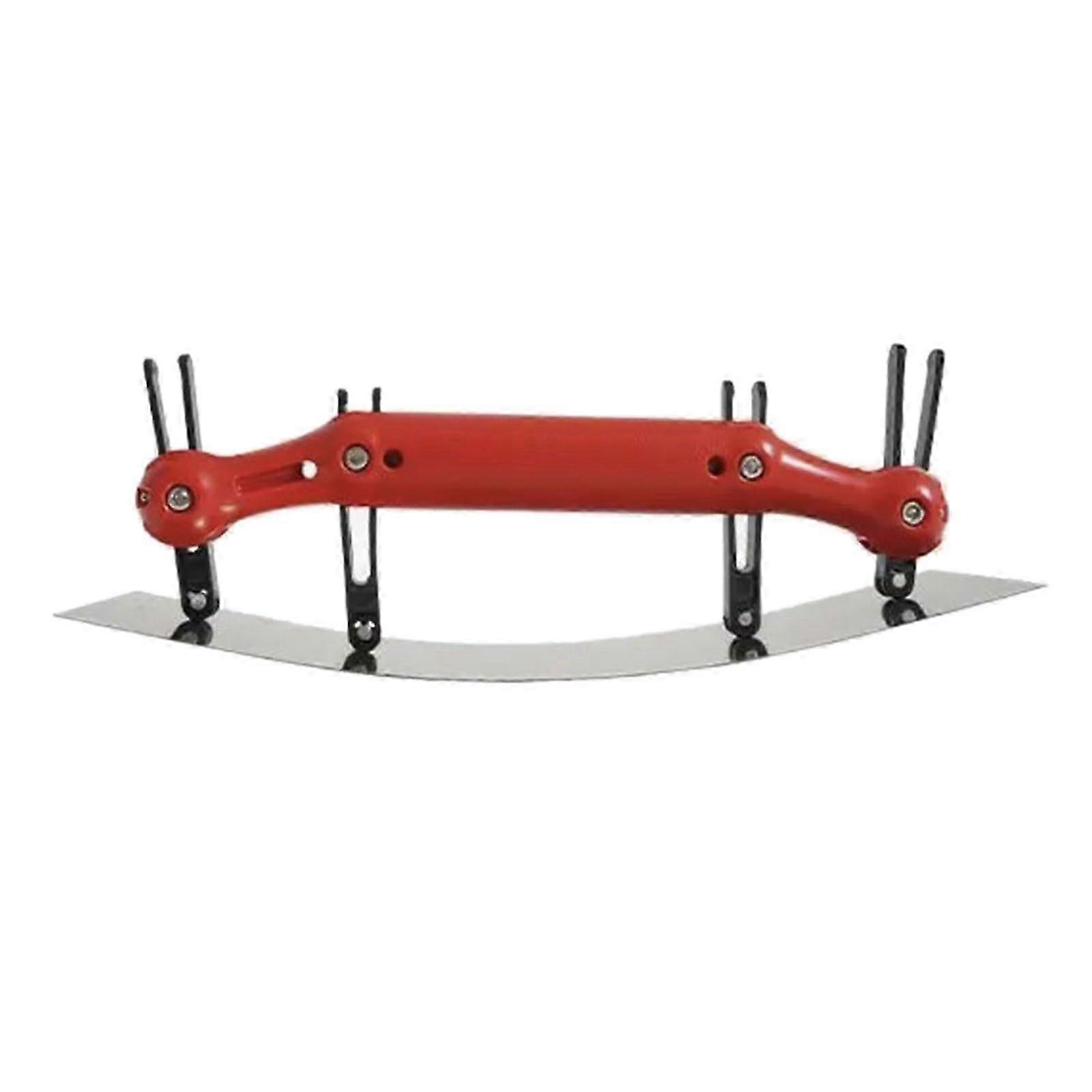 Adjustable Curved Scraper Jugs Trowel Carbon Steel Panel, Non-Slip Grip, Plastering Tool, Size Options 2025