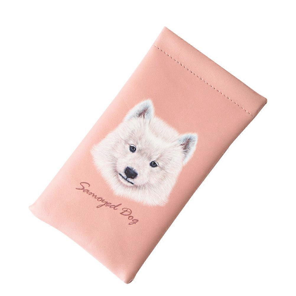 Glasses Bag PU Sunglasses Case for Storage 2Pcs Lovely Cartoon Pattern