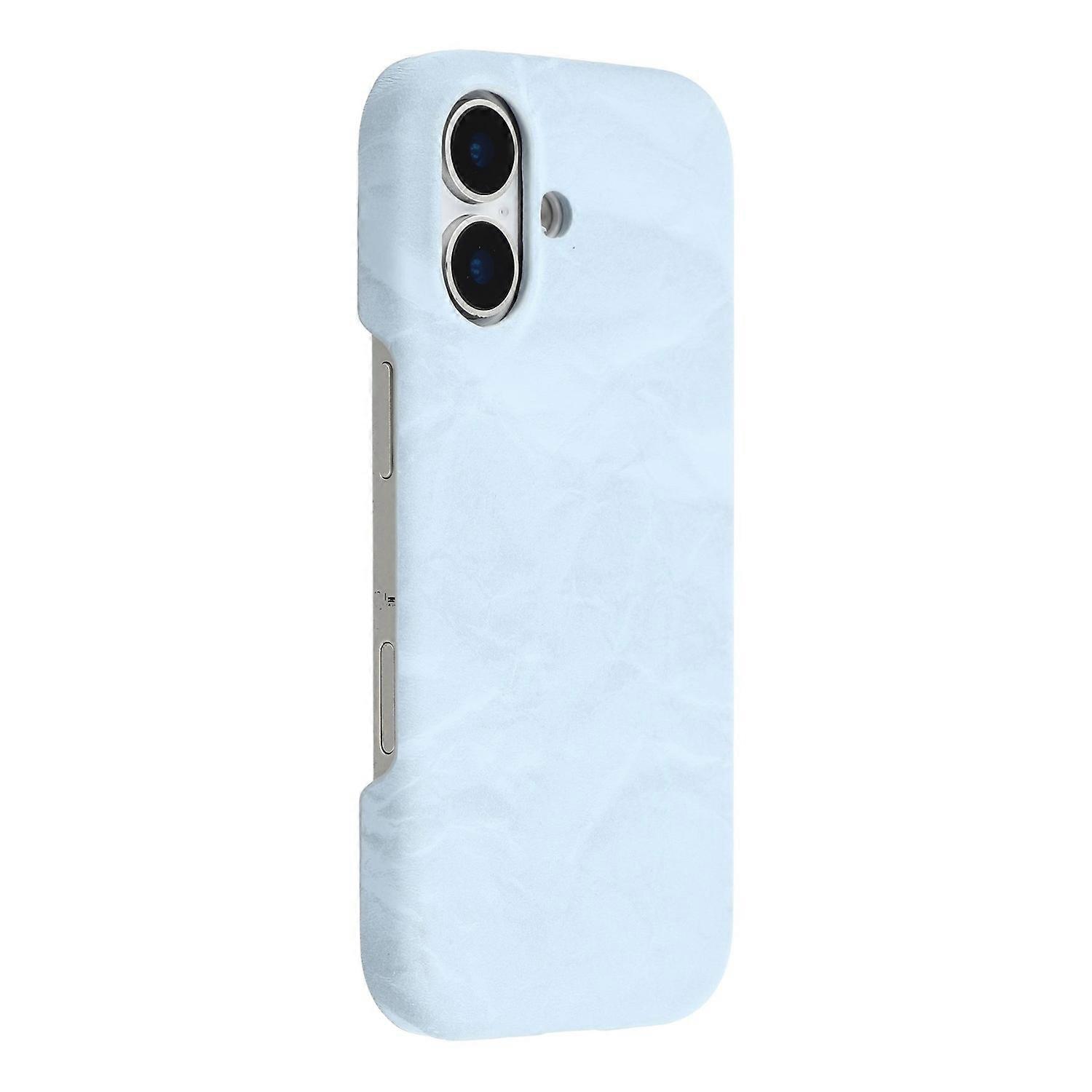 Coque iPhone 17 en cuir texturé velours + coque arrière PC