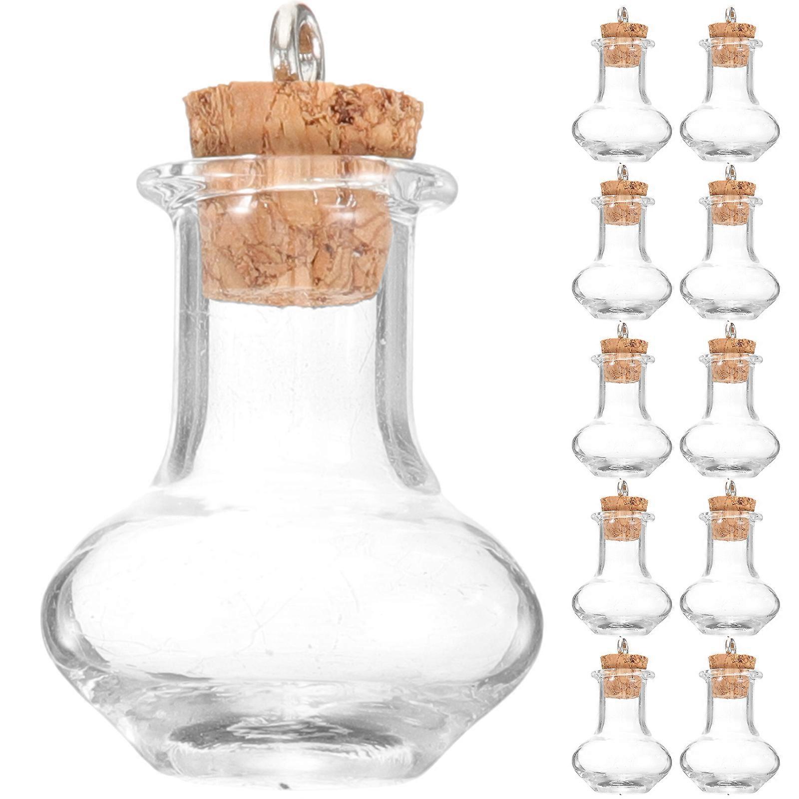 Transparent Glass Mini Drifting Bottles 80 Pcs For Craft Enthusiasts To Store Candy And Hold With A Decorative Touch