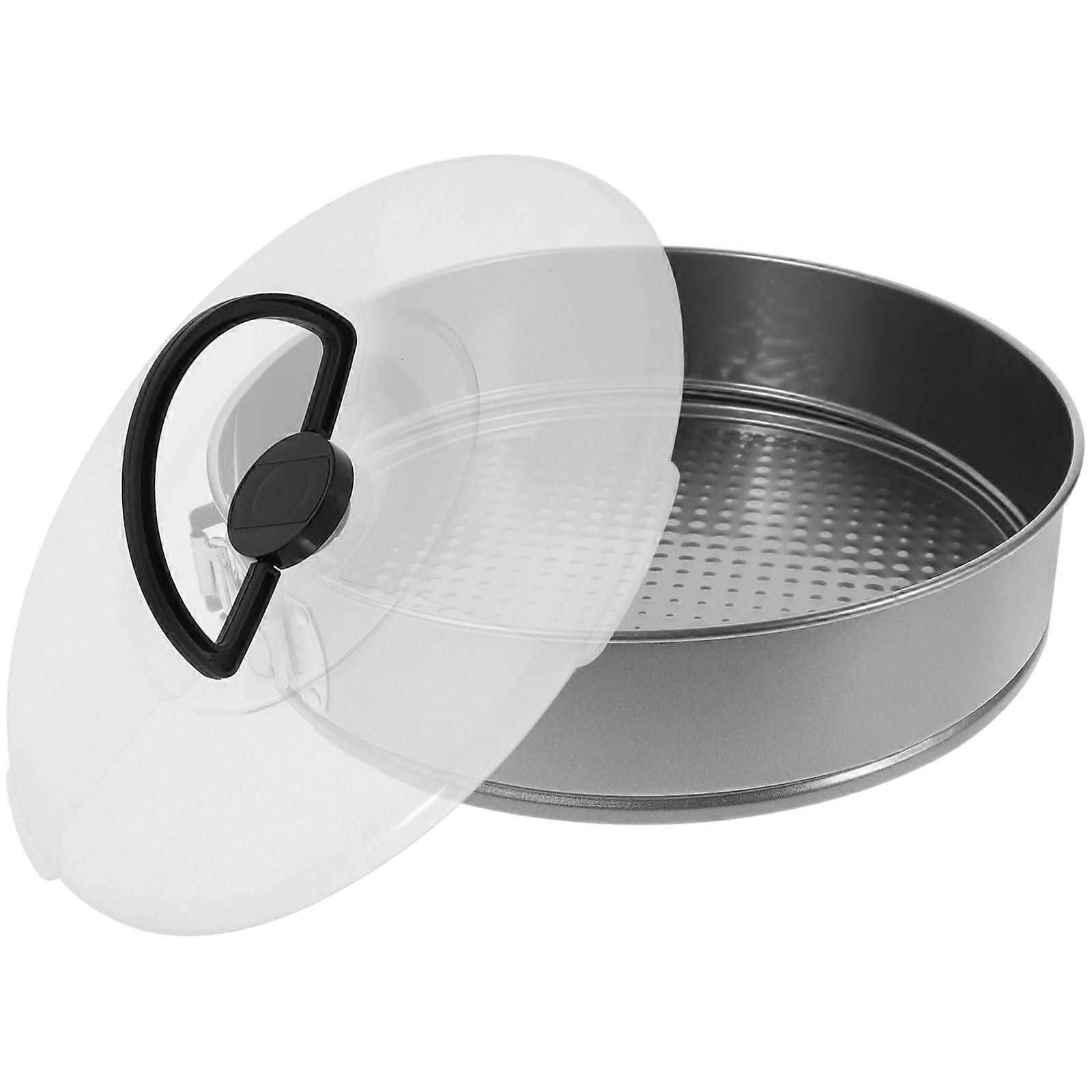 Baking Pan Round Cake Mold for Baking Use Non-Stick 10Inch with Cover