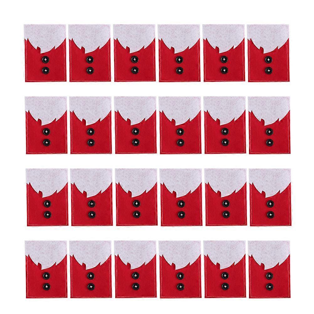 Tableware Bags for Silverware Christmas Holder for Decor 72Pcs