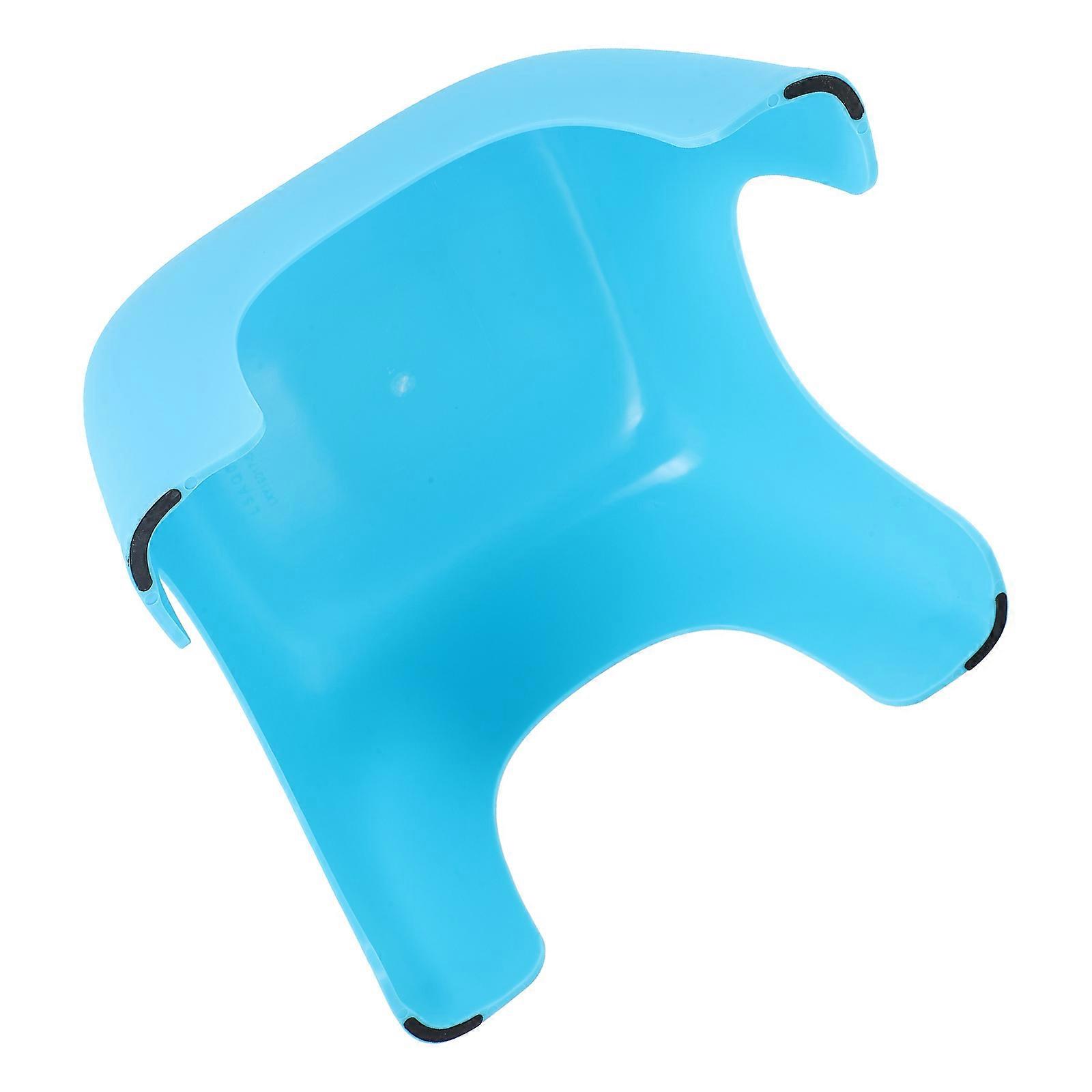Plastic Foot Stool Blue for Home Stable Nonslip Step Stool Kindergarten