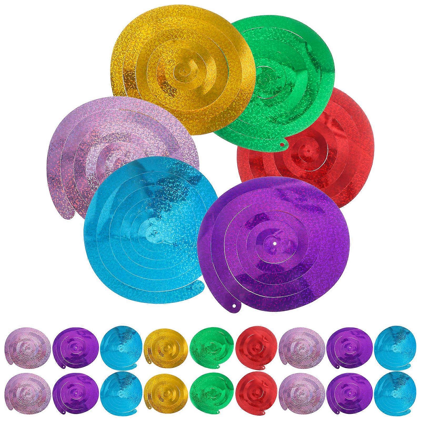 Hanging Swirl Decorations Ceiling Hanging Swirl for Decor 5Sets Mixed Color