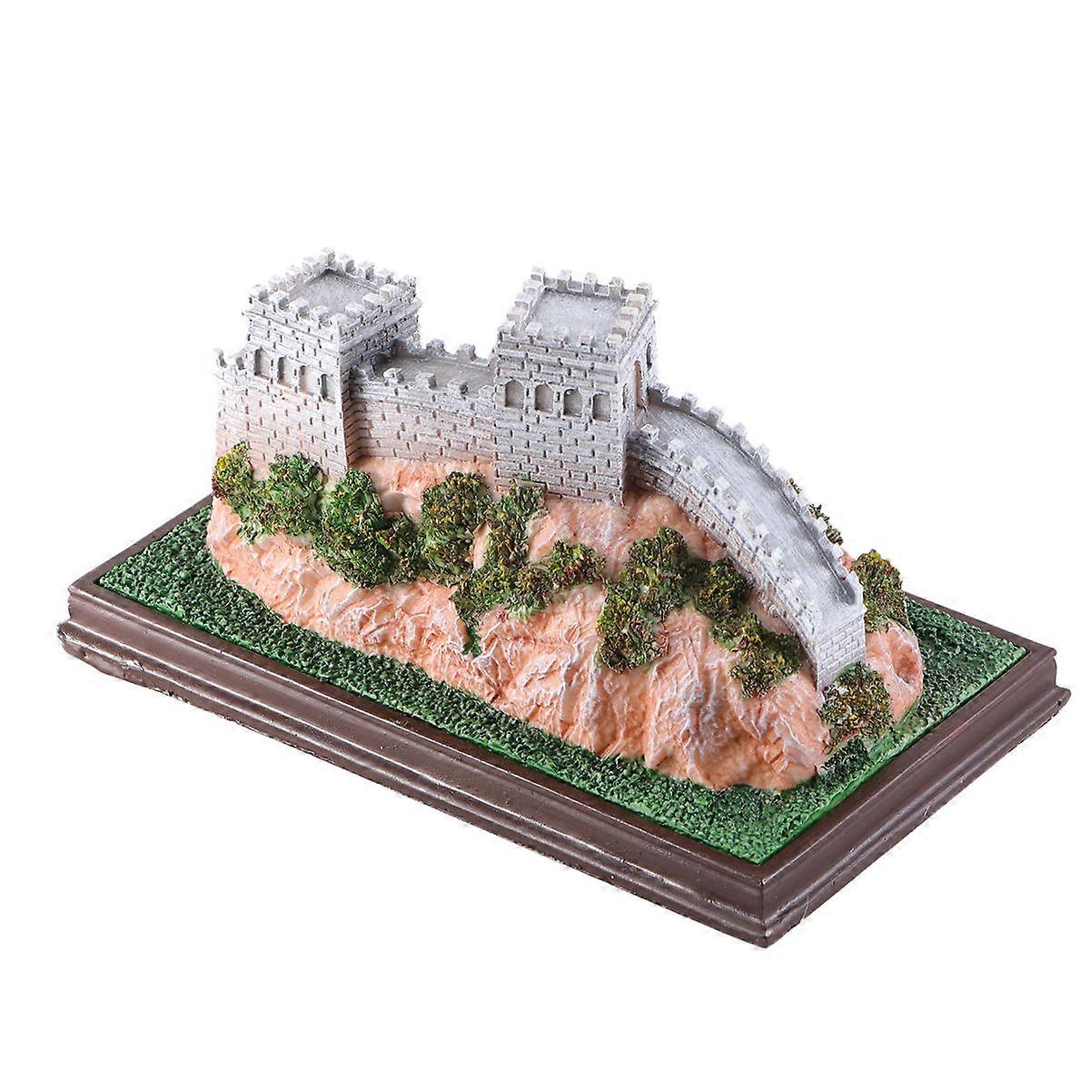 Resin Architecture Model Great Wall of China Statue for Decoration 3Pcs