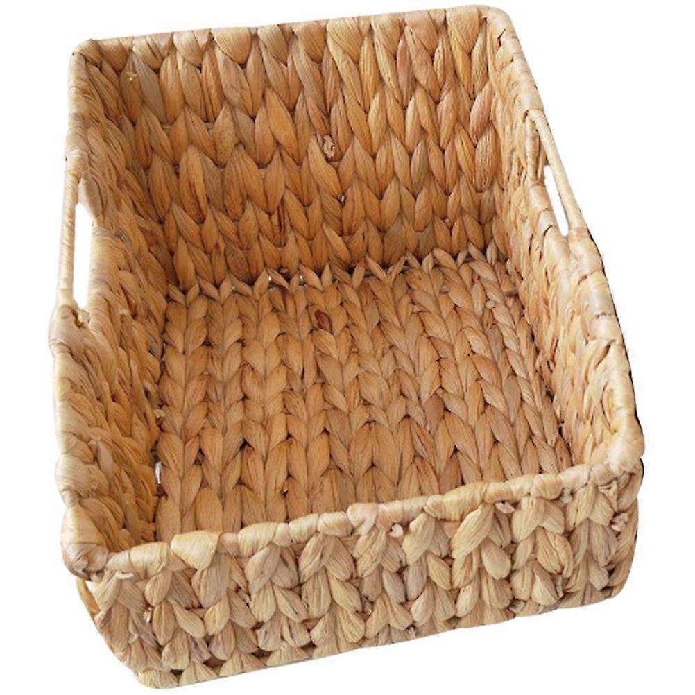 Grass Woven Tabletop Basket for Decor Rustic Organizer