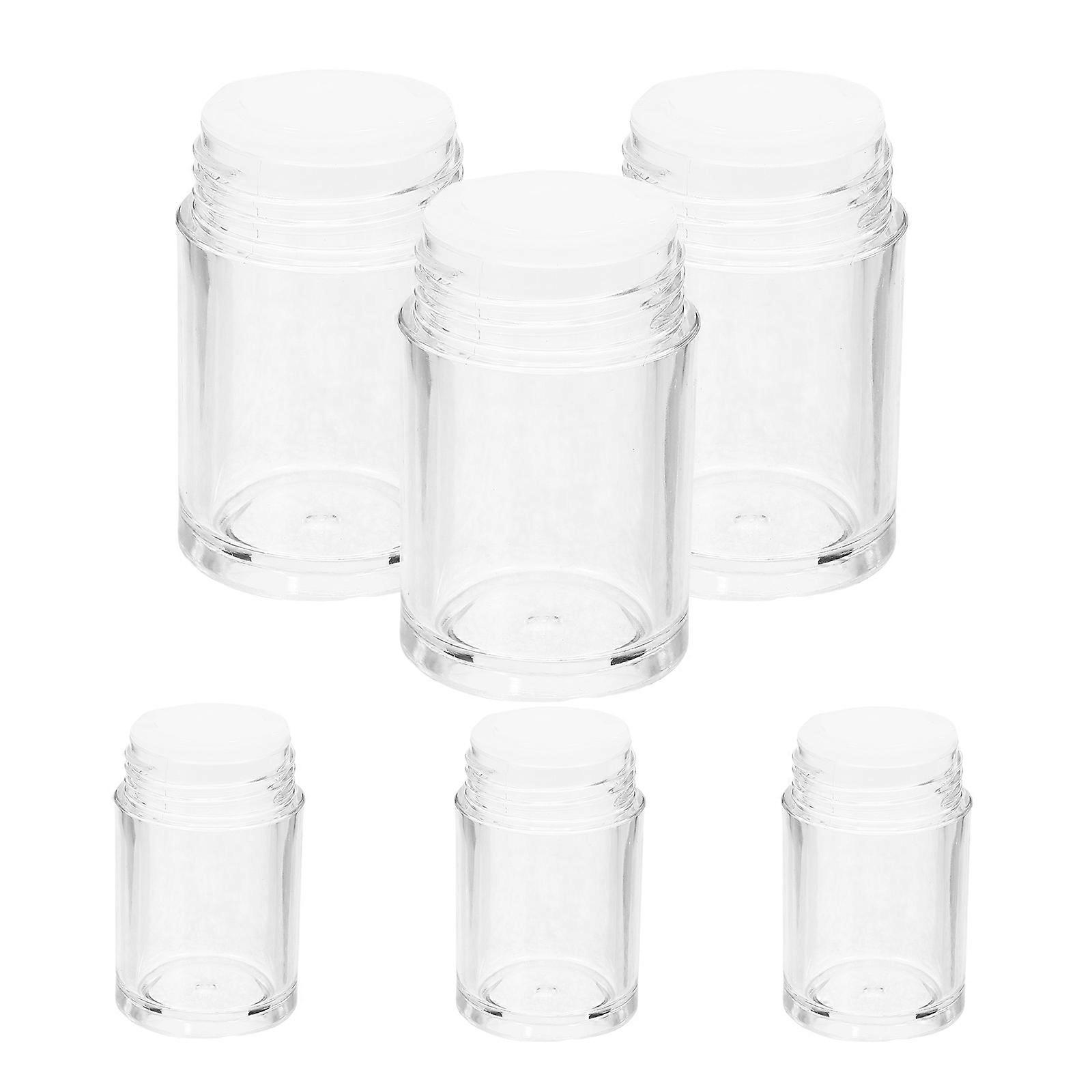 Loose Powder Storage Bottle Plastic Flip-Type for Storage 24 Pieces