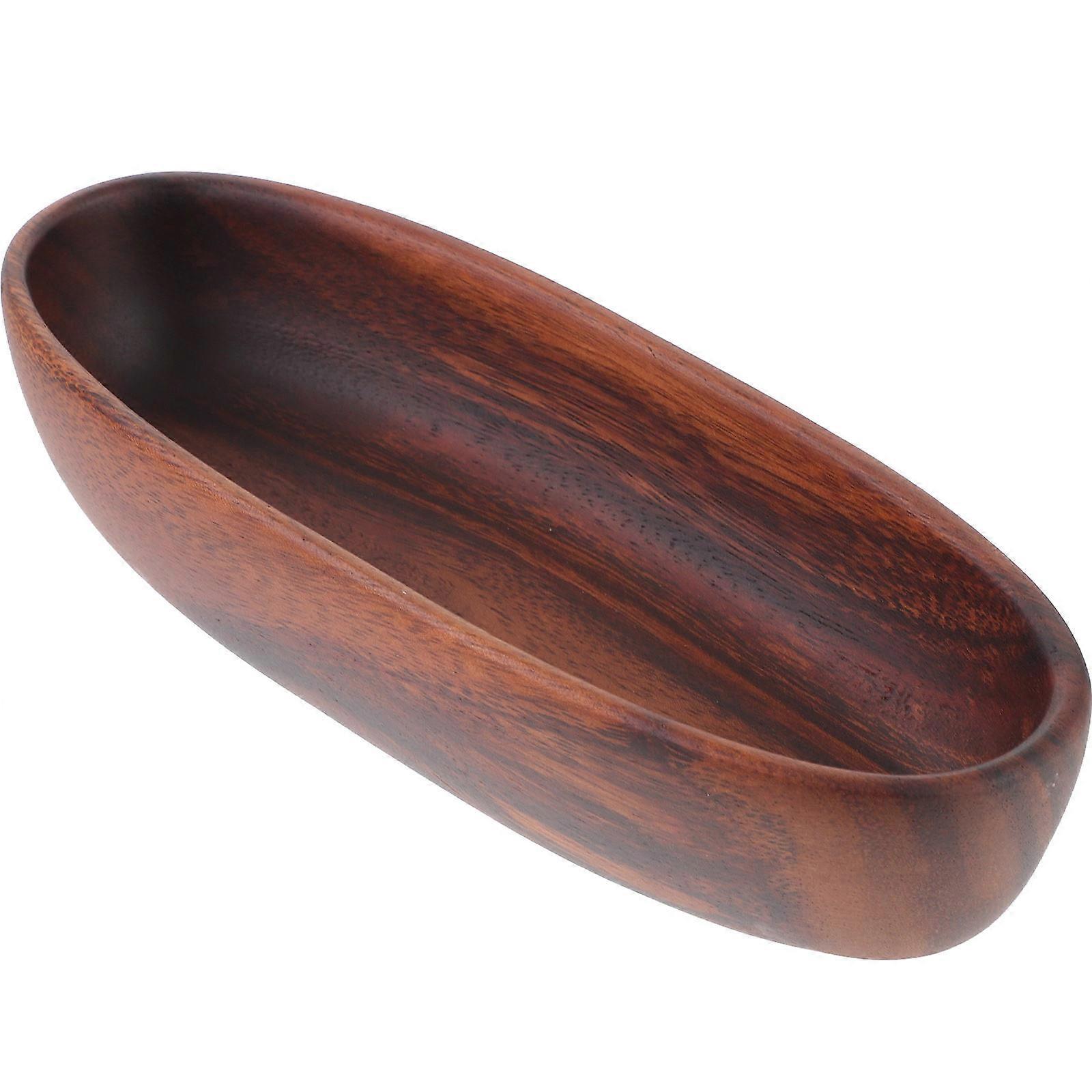 Serving Tray Bread Serving Tray Acacia Wood Simple Design Family Gatherings 8.7×3.3×1.8in Multi-functional Use 1Set