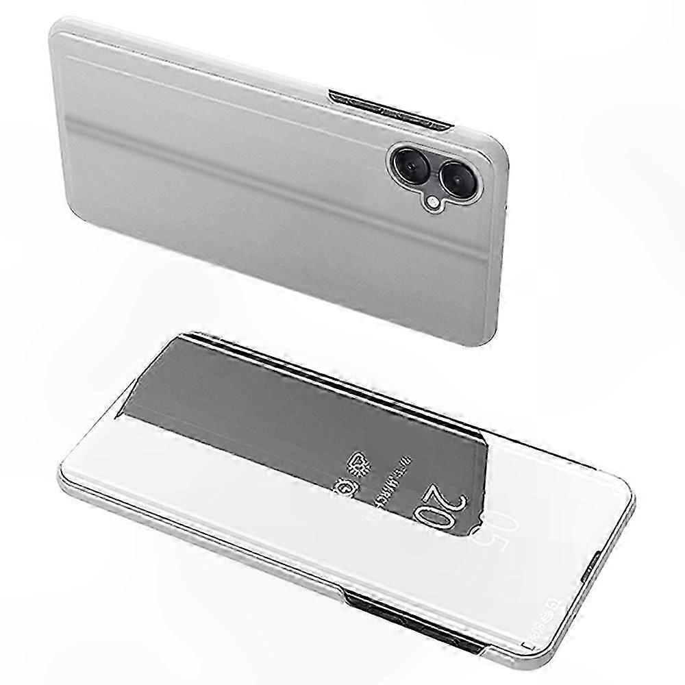 Leather Flip Case with View Window and Stand for 4G Phones